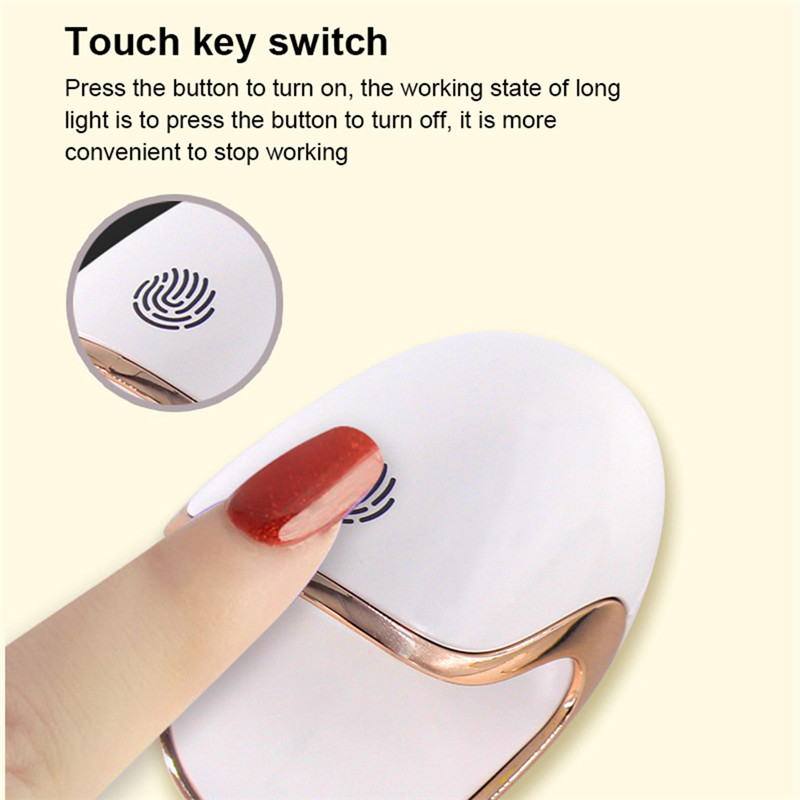 mini q6 quick nail gel dryer lamp