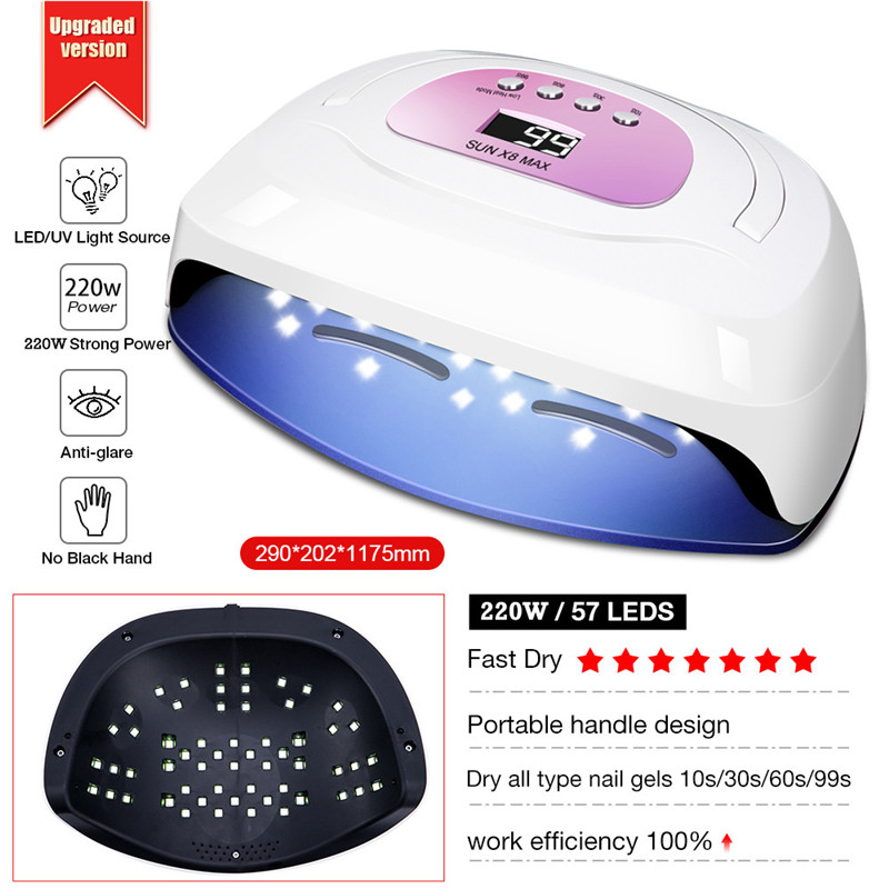 SUN X8 max nail dryer UV lamp