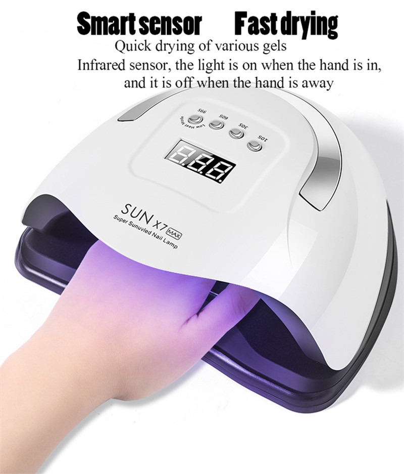 SUN X7 max LED UV nail gel dryer lamp