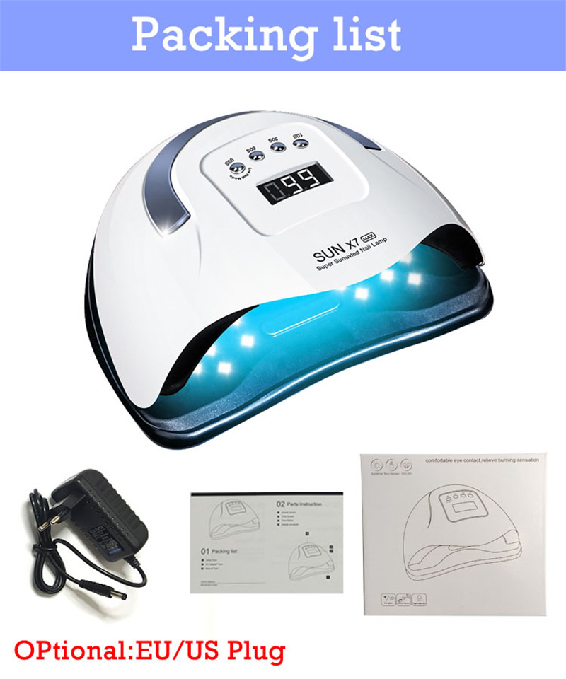 SUN X7 max LED UV nail gel dryer lamp