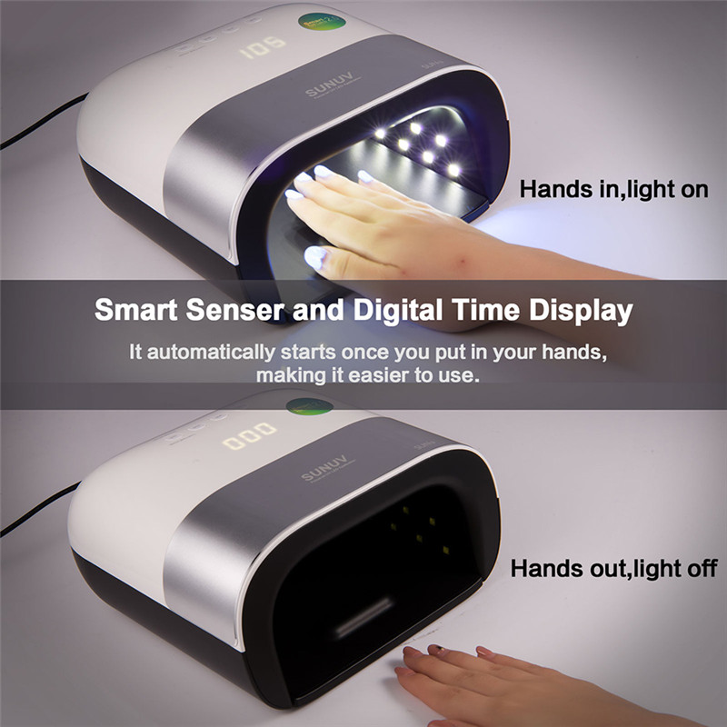 SUNUV SUN3 LED UV nail gel dryer lamp 48W manicure