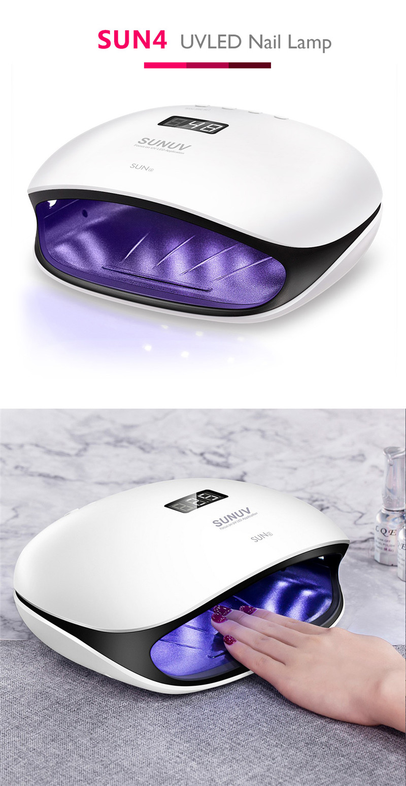 SUNUV SUN4s LED UV nail gel dryer lamp 48W