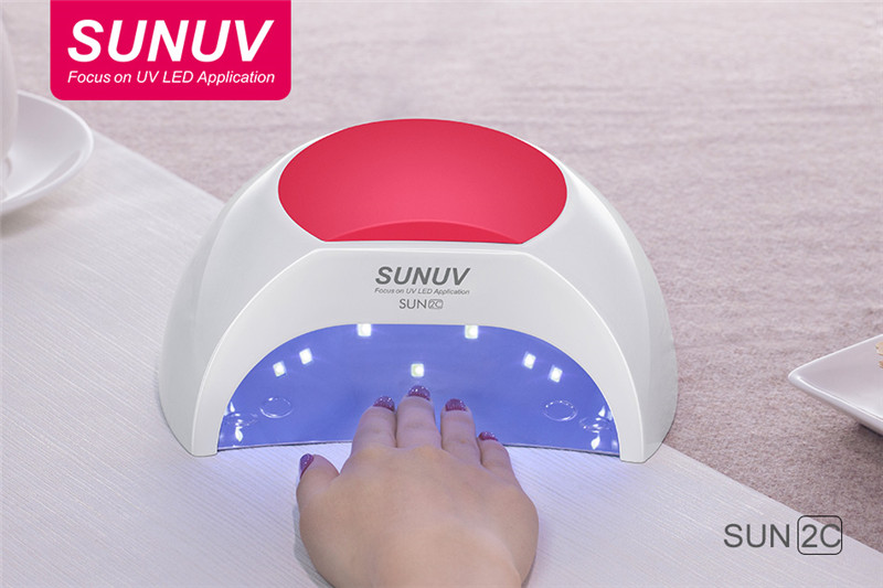 SUNUV SUN2C LED UV nail gel dryer lamp