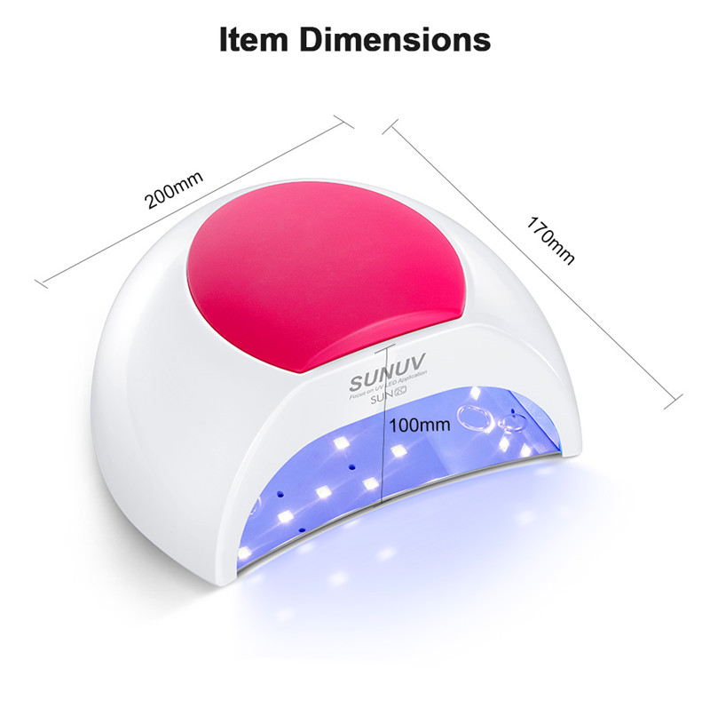 SUNUV SUN2C LED UV nail gel dryer lamp