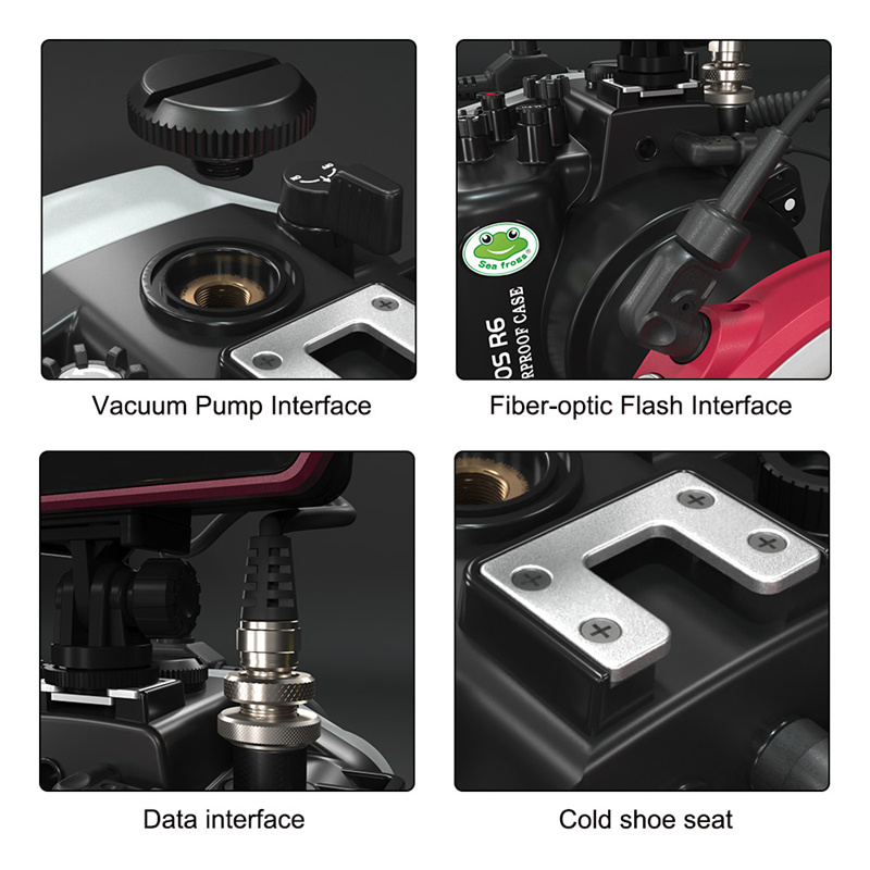 40M SeaFrogs Canon R6 Underwater Housing Waterproof Case