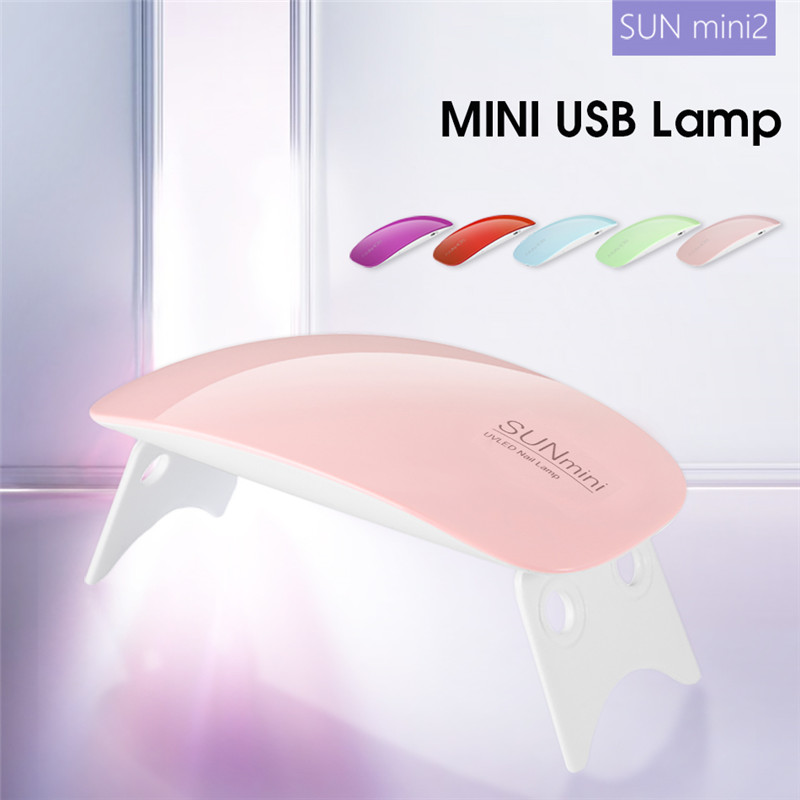 sun mini2 LED UV nail gel dryer lamp 6W manicure