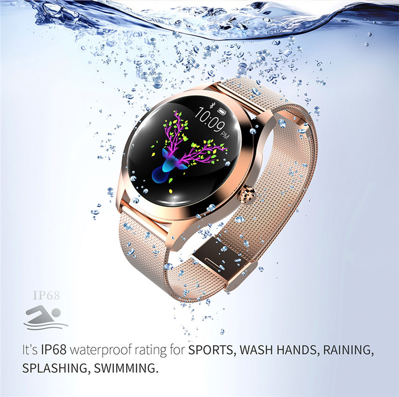 KW10 waterproof smart watches women sports bracelets