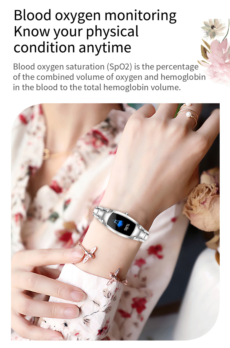H8 fashion women smart watches lady bracelet