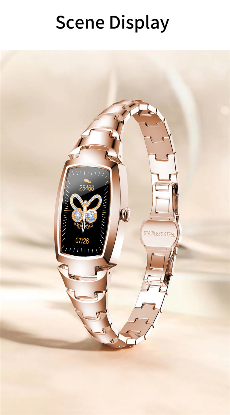 H8 fashion women smart watches lady bracelet