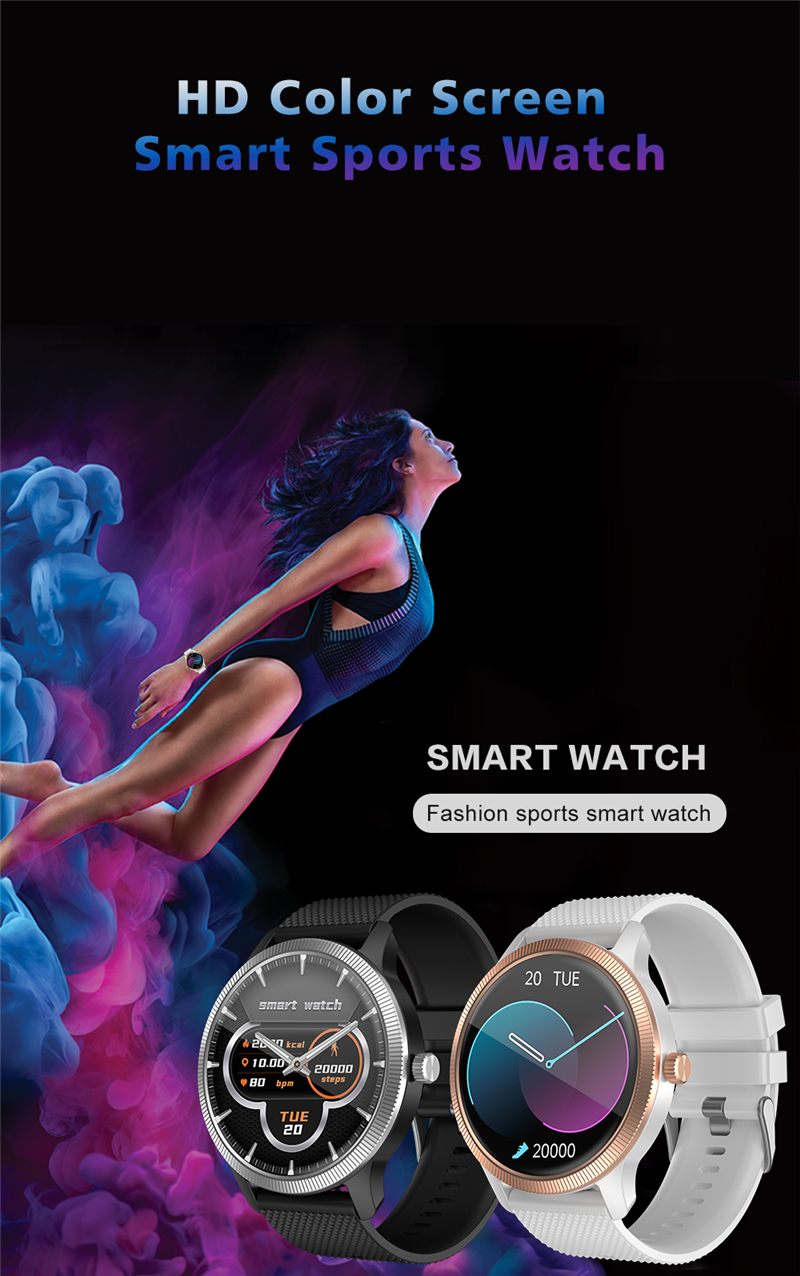 HW22 HD waterproof fitness tracker smart watches