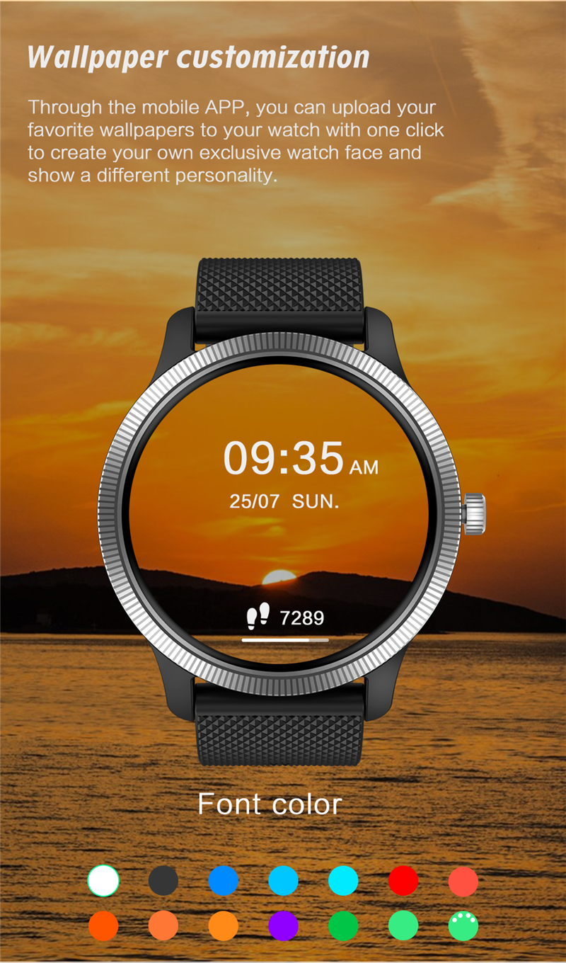 HW22 HD waterproof fitness tracker smart watches