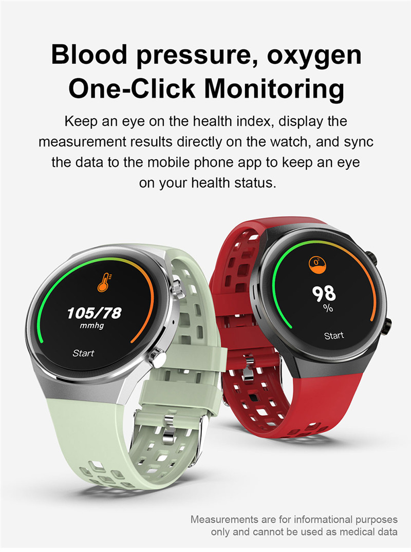 Q8 waterproof ecg heart rate fitness smart watch