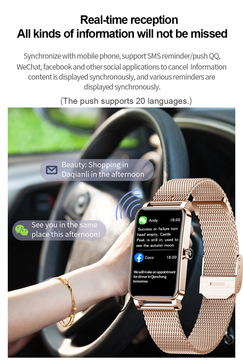 ZX19 smart watch lady bracelet ZX19 smart watch lady bracelet