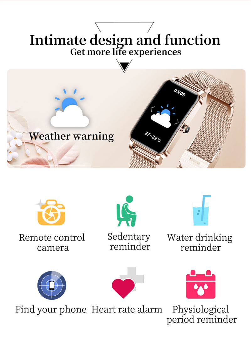 ZX19 smart watch lady bracelet ZX19 smart watch lady bracelet