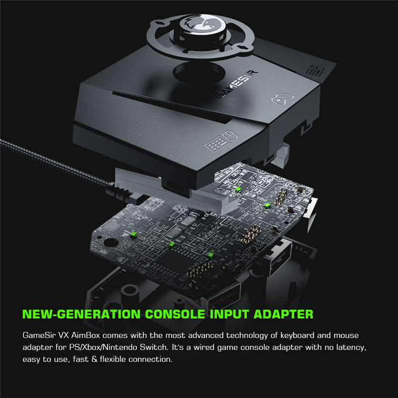 gamesir vx aimbox keyboard mouse adapter converter controller