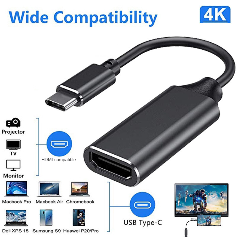 type c to hdmi cable ultra HD 4k usb hdtv cable adapter converter