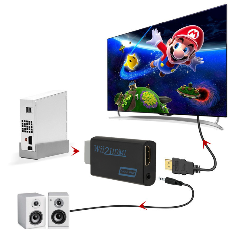 1080P wii to hdmi converter