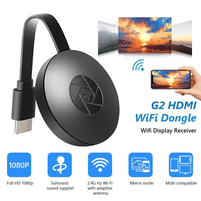 G2 wireless wifi hdmi display dongle transmitter receiver for airplay miracast 