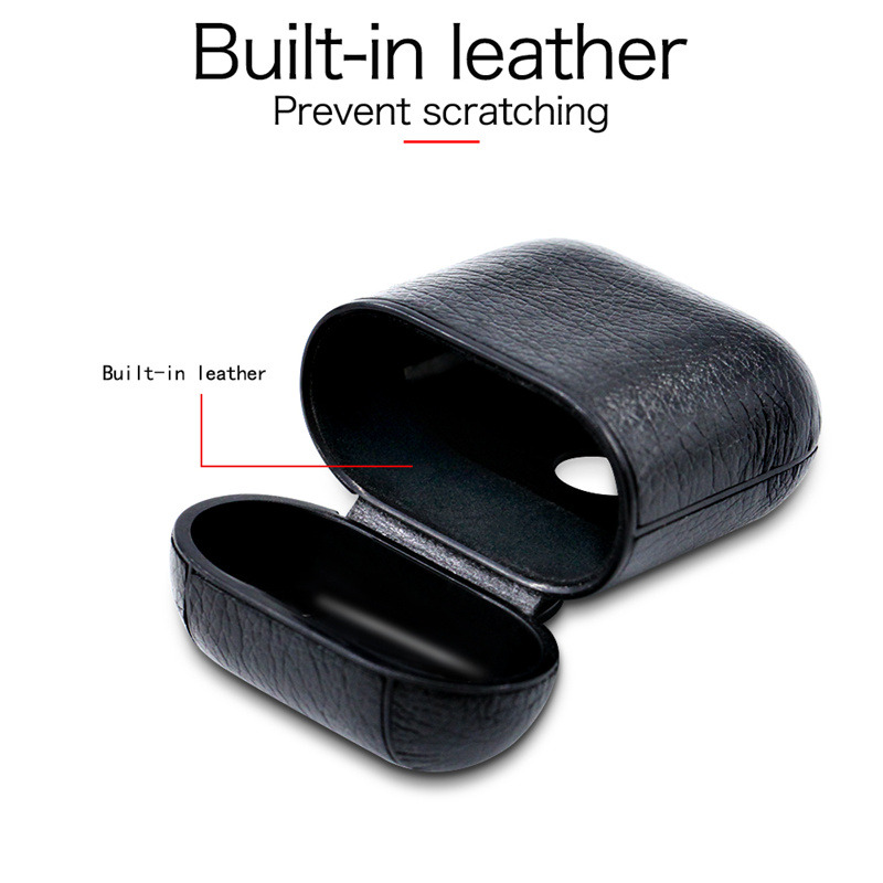 protective leather earphone case for airpods pro 3 2 1