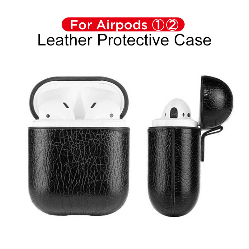 luxury leather soft earphone case for airpods pro 3 2 1