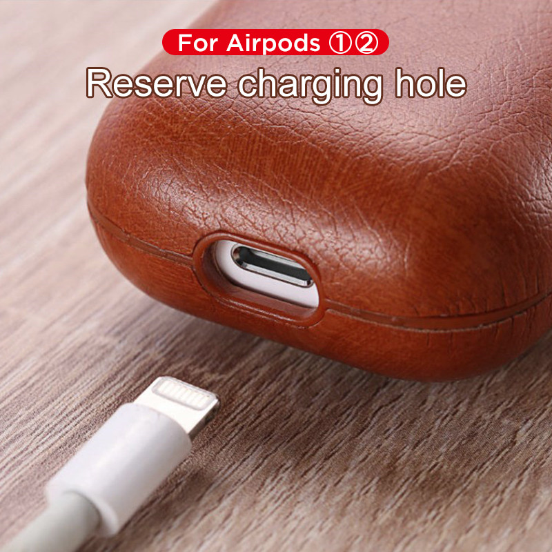 luxury leather soft earphone case for airpods pro 3 2 1