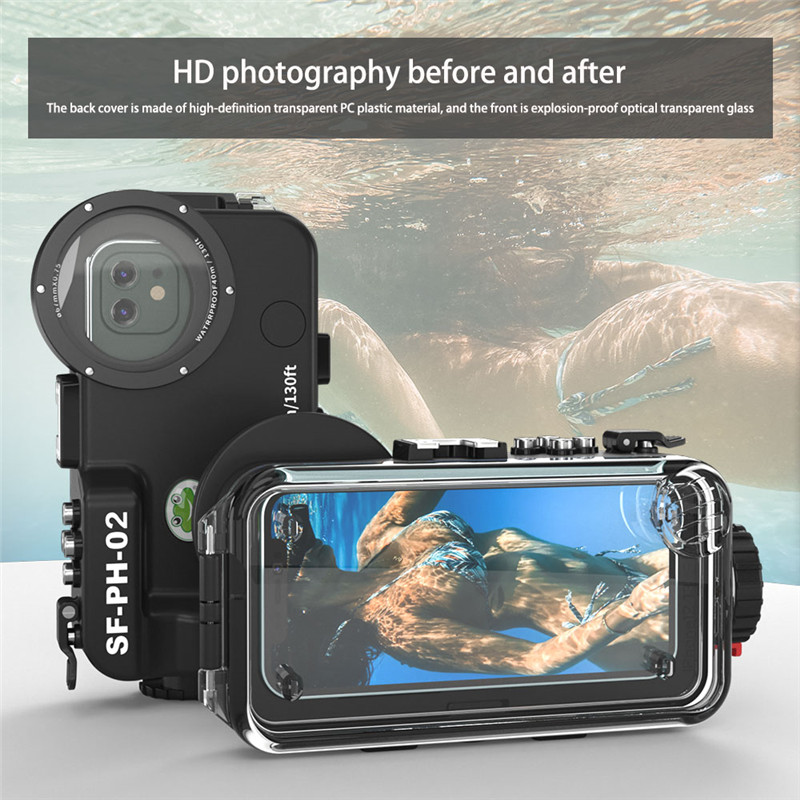 40M Sea Frogs Diving Case Underwater Housing For iPhone 13 pro max mini 40M Sea Frogs Diving Case Underwater Housing For iPhone 13 pro max mini