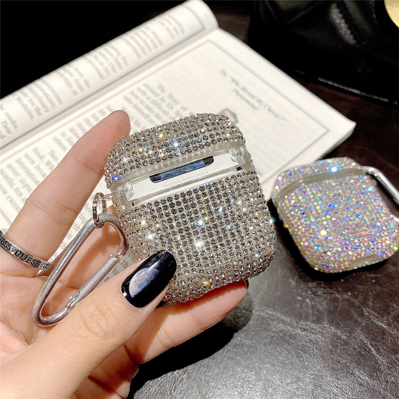 glitter shiny earphone case for airpods 2 1