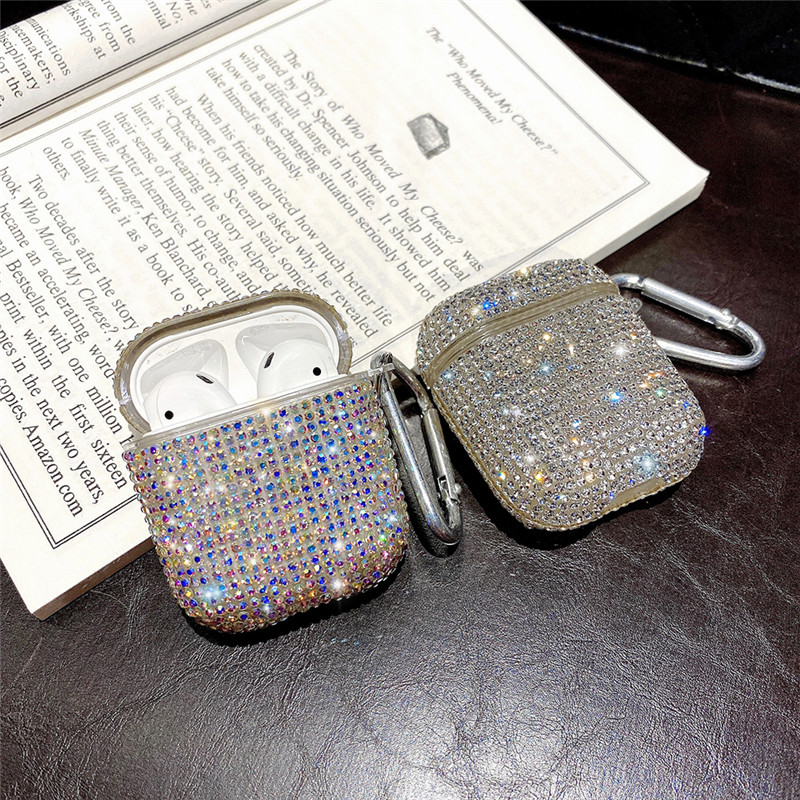 glitter shiny earphone case for airpods 2 1