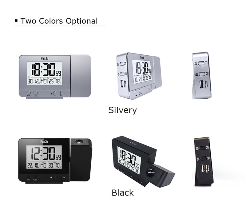 fanJu fj3531 led projection alarm clock date snooze table clock fanJu fj3531 led projection alarm clock date snooze table clock