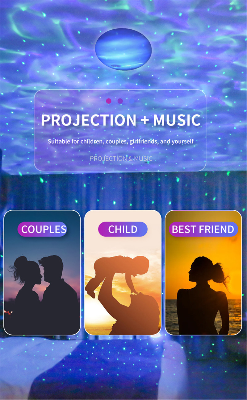 starry sky galaxy projector night light bluetooth music player starry sky galaxy projector night light bluetooth music player