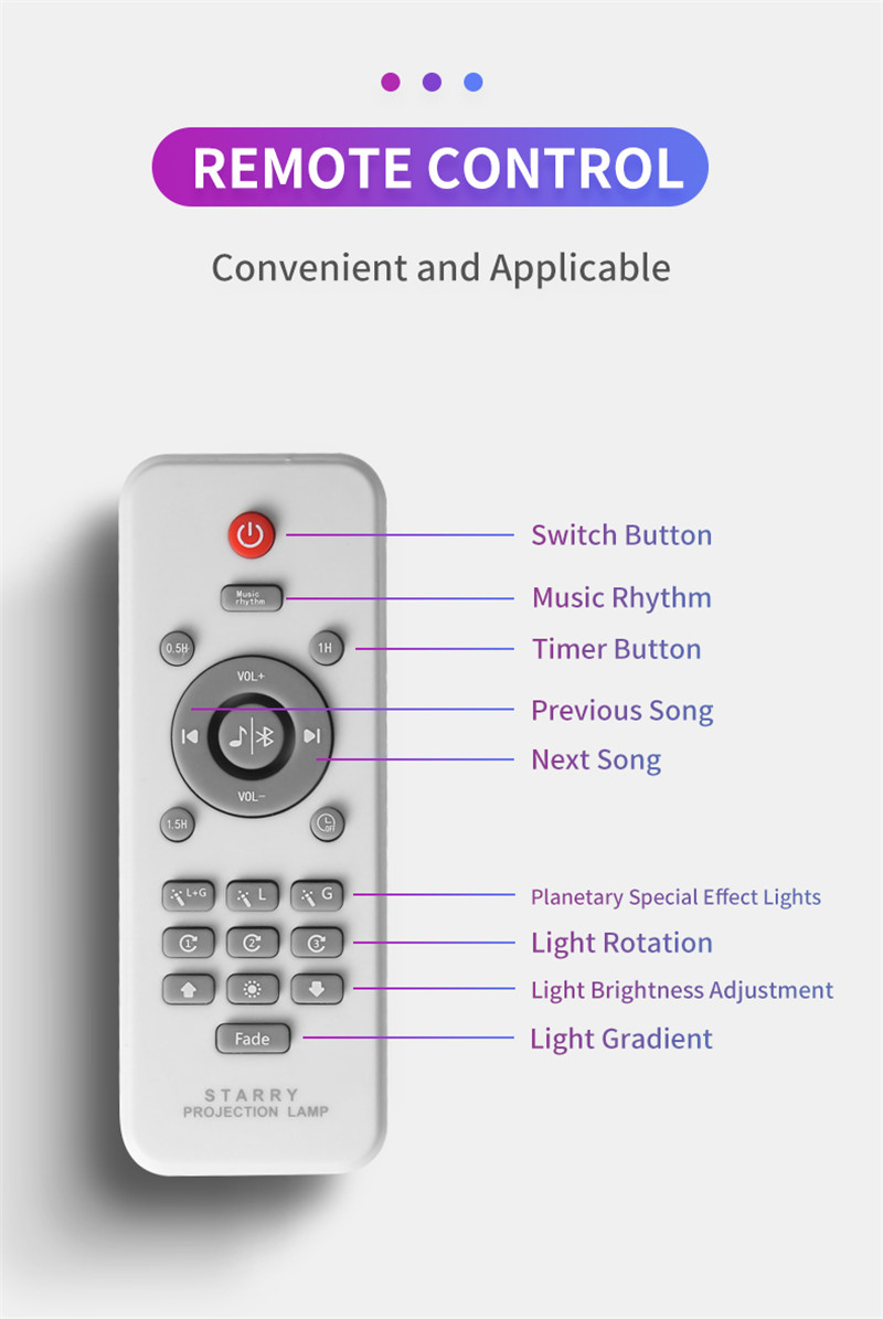 starry sky galaxy projector night light bluetooth music player starry sky galaxy projector night light bluetooth music player