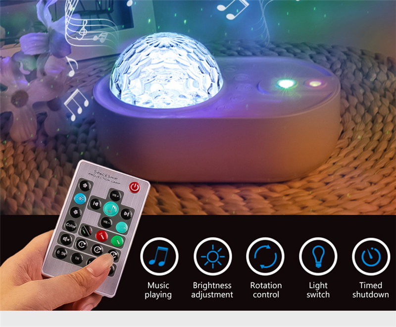 starry sky projector spaceship galaxy led ambient night light