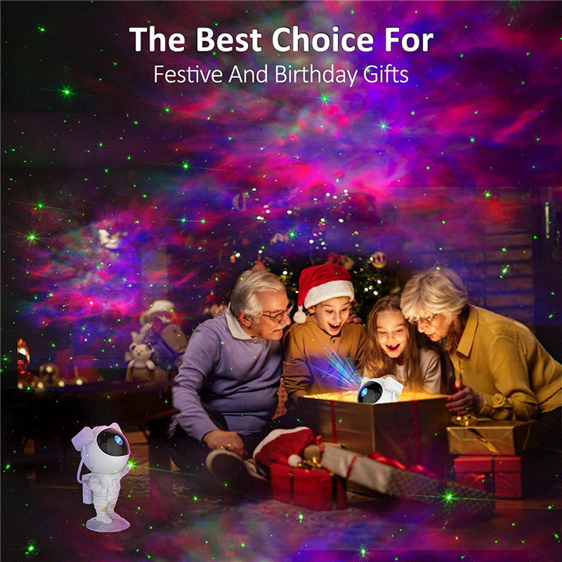 astronaut galaxy laser projector starry sky night light