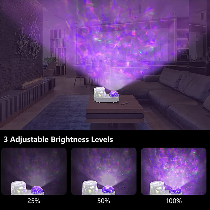 ocean projection night light led 3D projector