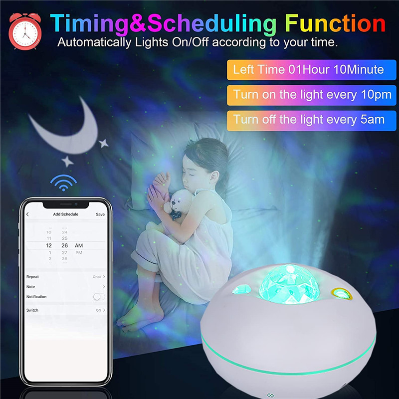 gorgeous led galaxy projector music player night light