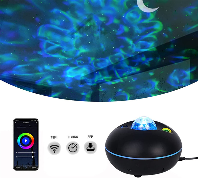 gorgeous led galaxy projector music player night light