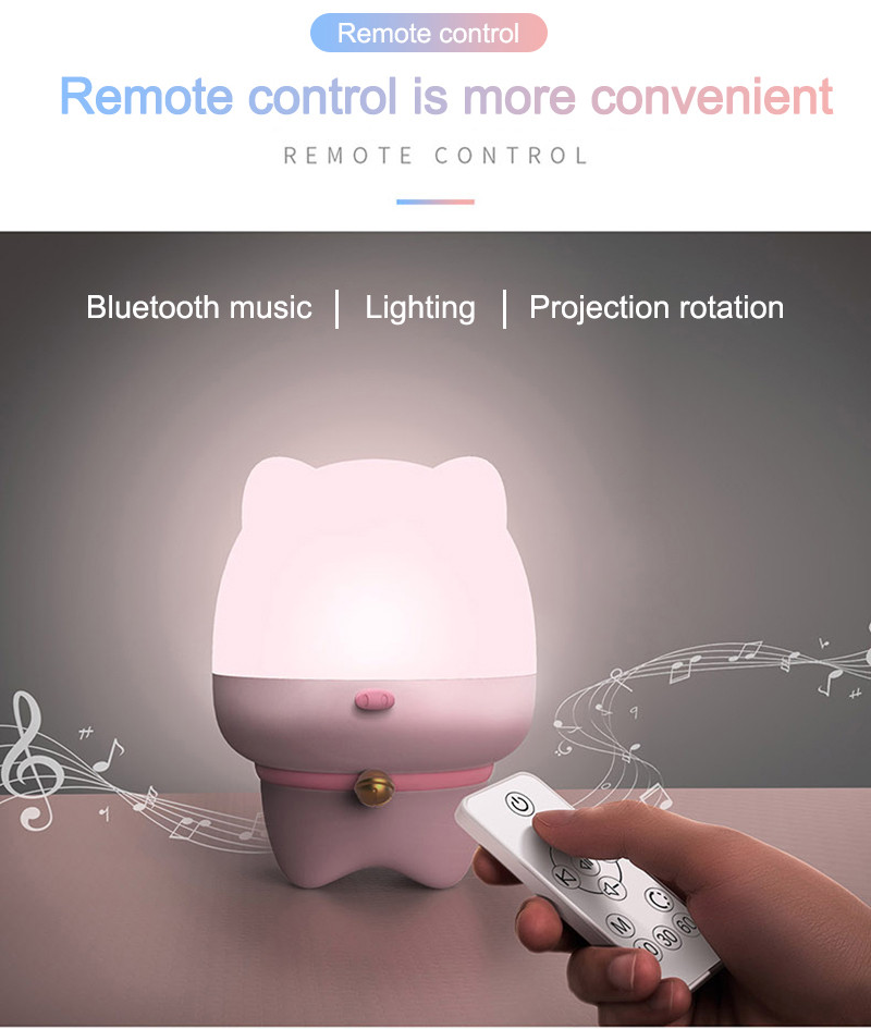 LED projector remote control star night light bluetooth speaker