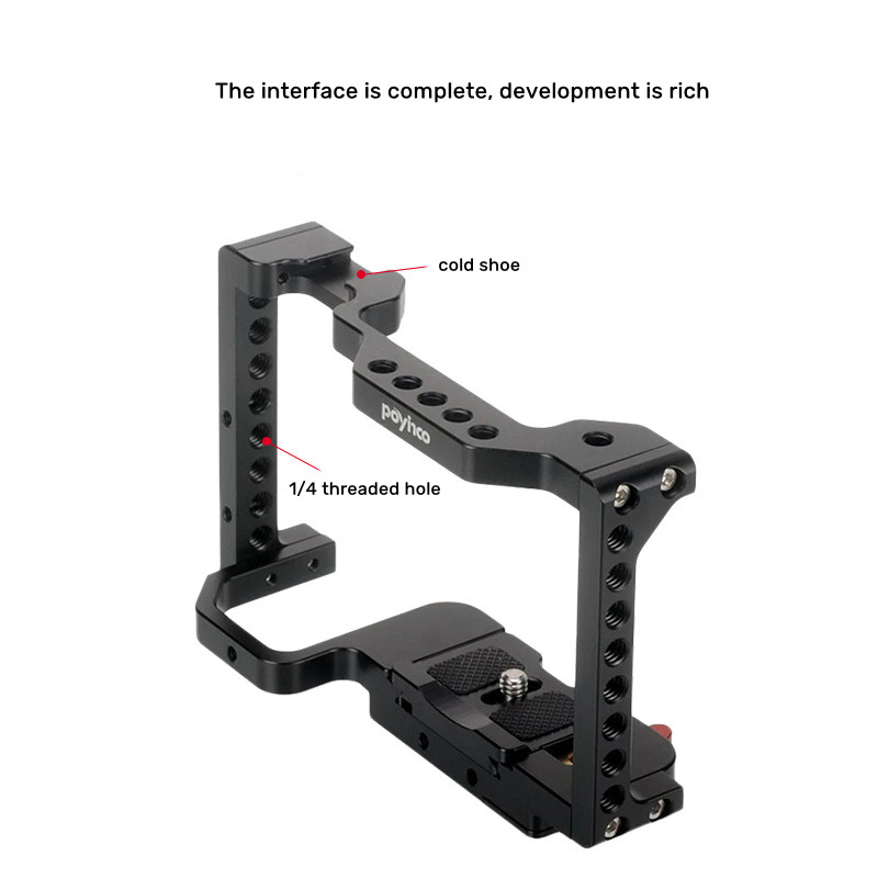 Portable camera stabilizer rabbit cage for sony A6400 A6500