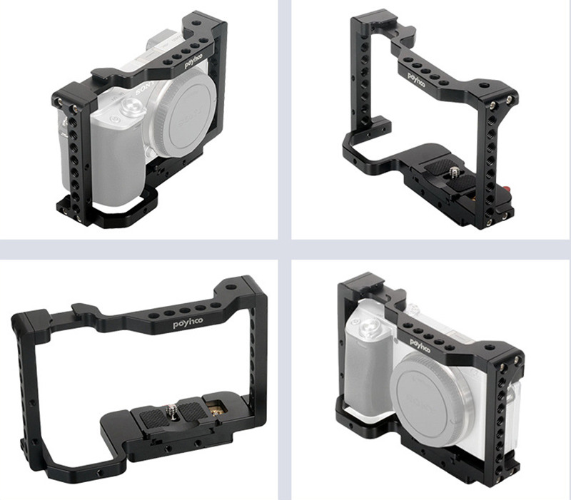 Portable camera stabilizer rabbit cage for sony A6400 A6500