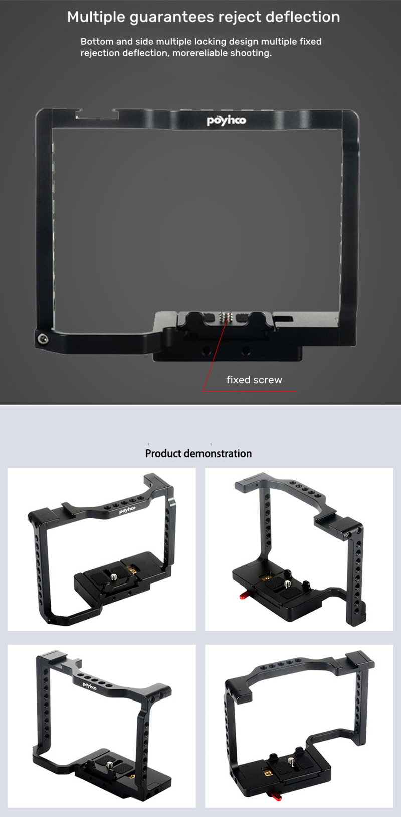 Portable camera stabilizer rabbit cage for sony A7III A9