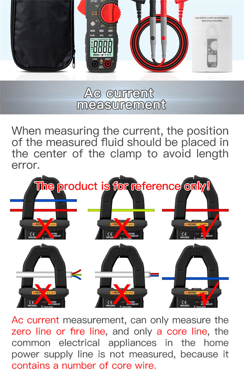 aneng st181 digital clamp meter