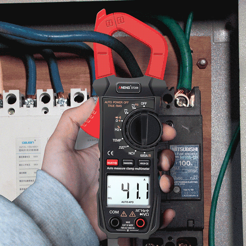 aneng st209 digital clamp meter dc ac 6000 ammeter voltage tester amp