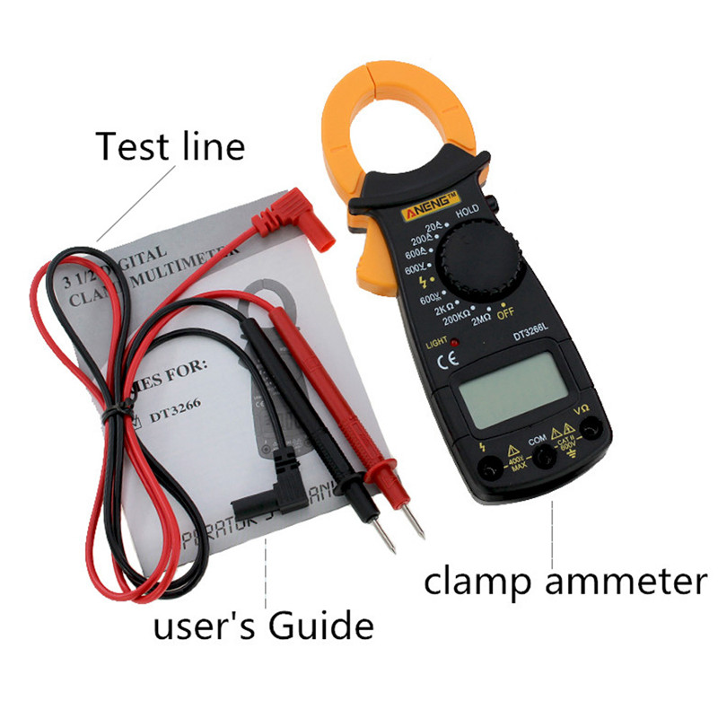 ANENG dt3266L digital multimeter capacitor tester rms