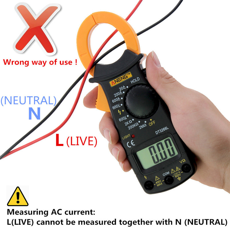 ANENG dt3266L digital multimeter capacitor tester rms