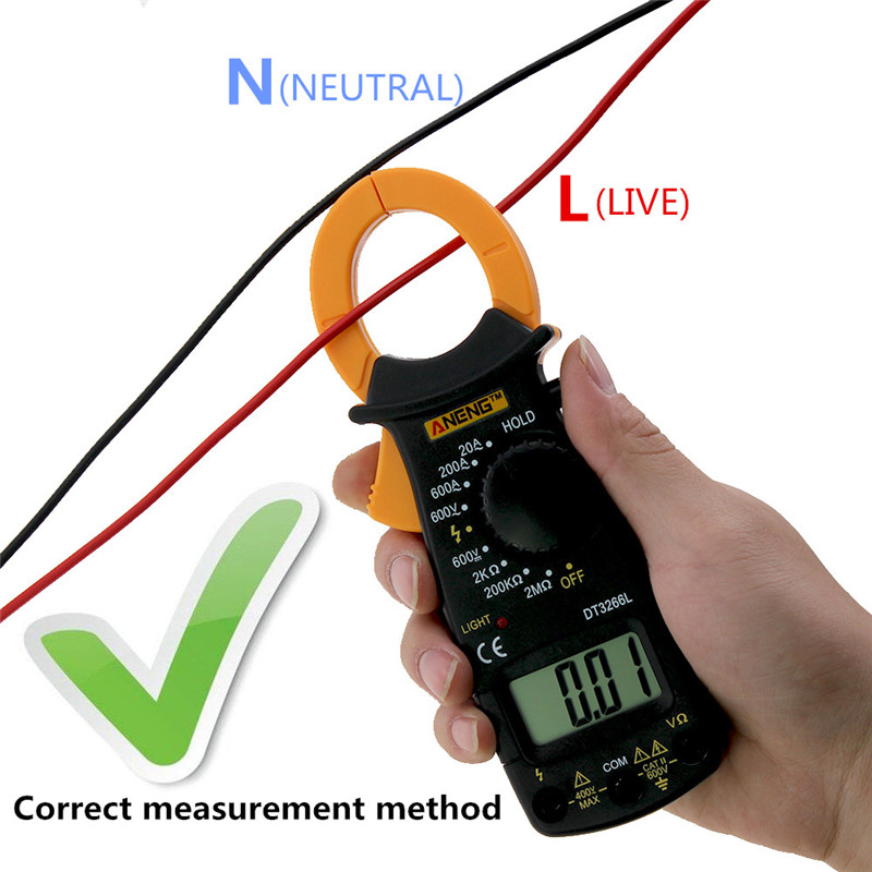 ANENG dt3266L digital multimeter capacitor tester rms