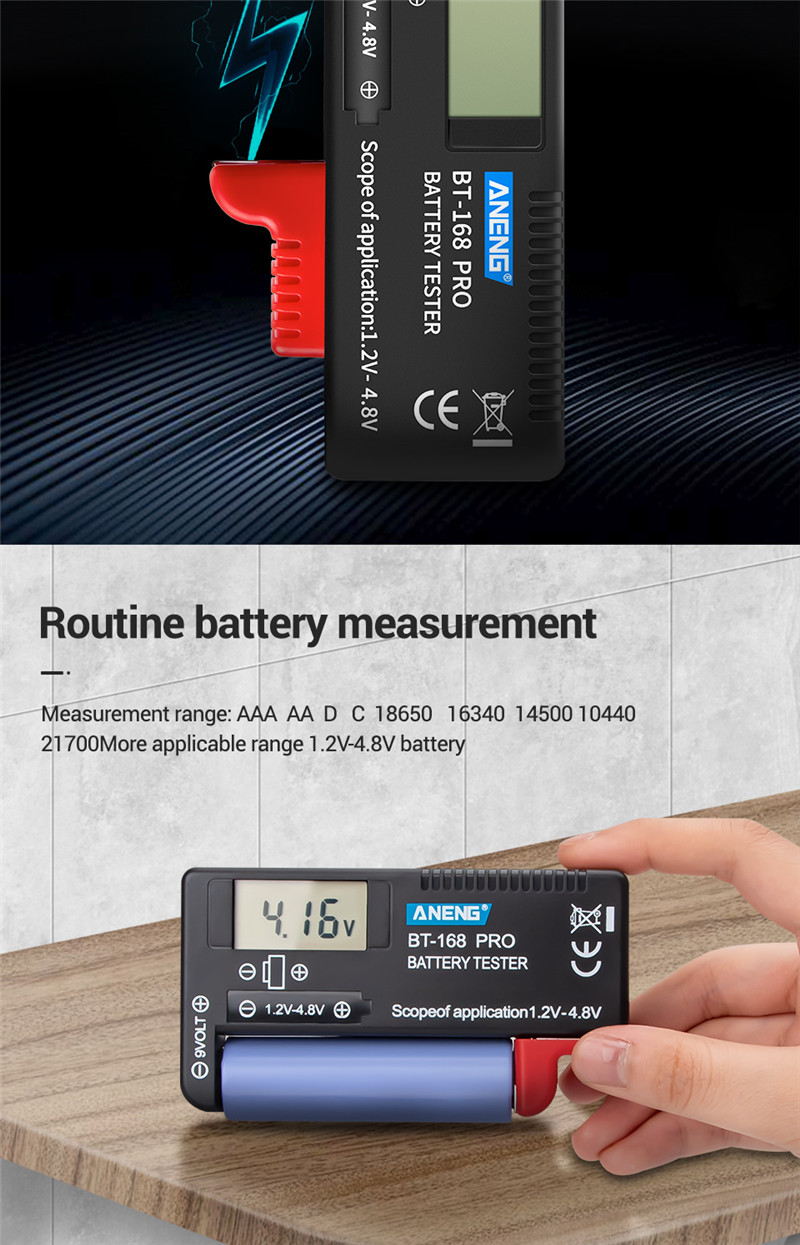 aneng an-168 por digital battery capacity tester