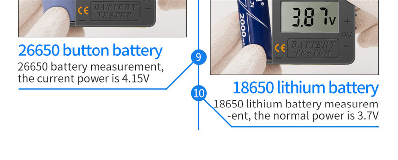 aneng 168max digital lithium battery capacity tester
