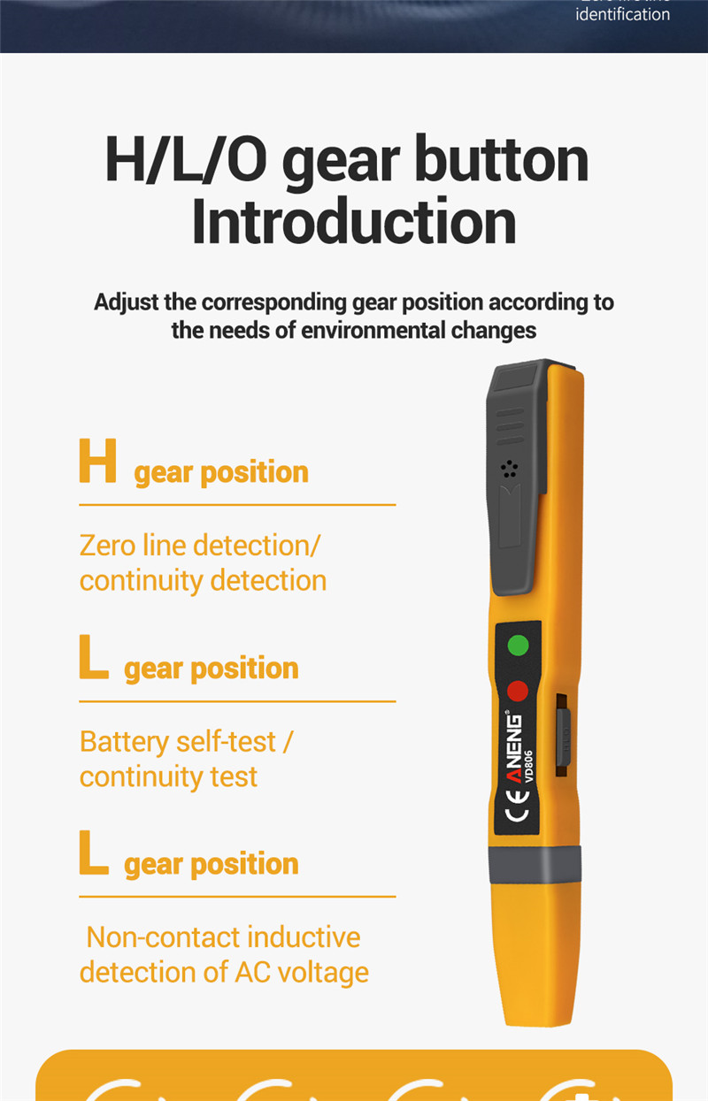 aneng vd806 ac dc voltage tester battery current detector