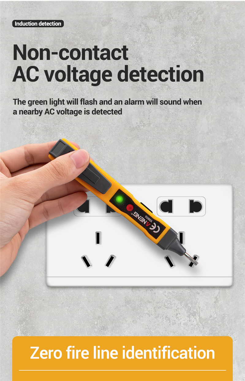 aneng vd806 ac dc voltage tester battery current detector