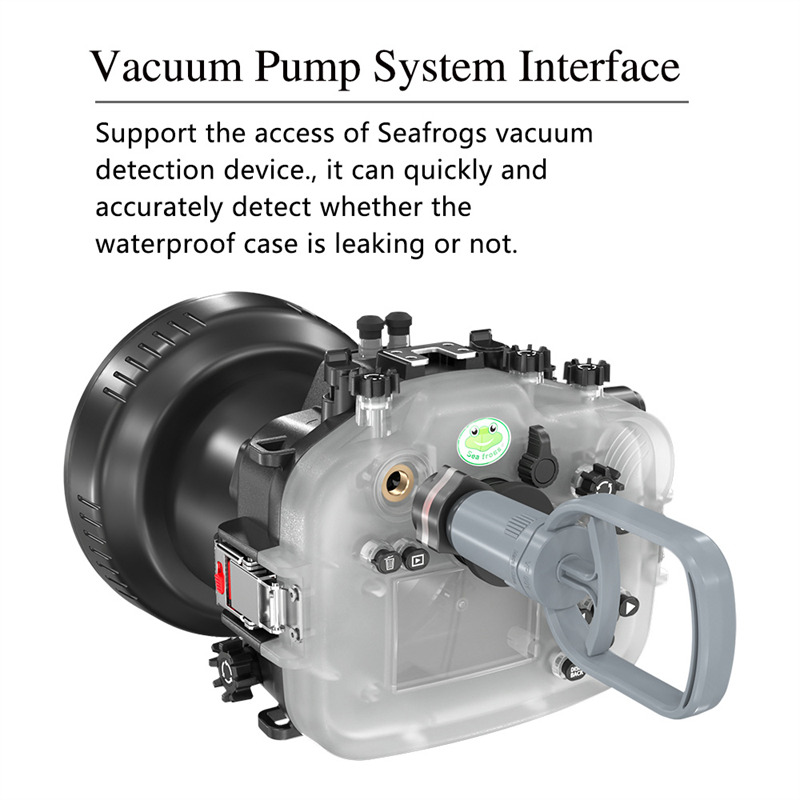 VPS-100 Pre-Dive vacuum leak check system for fujifilm xt5 underwater housing